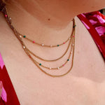 Colour cascade necklace - Divine Me Essentials - Necklace