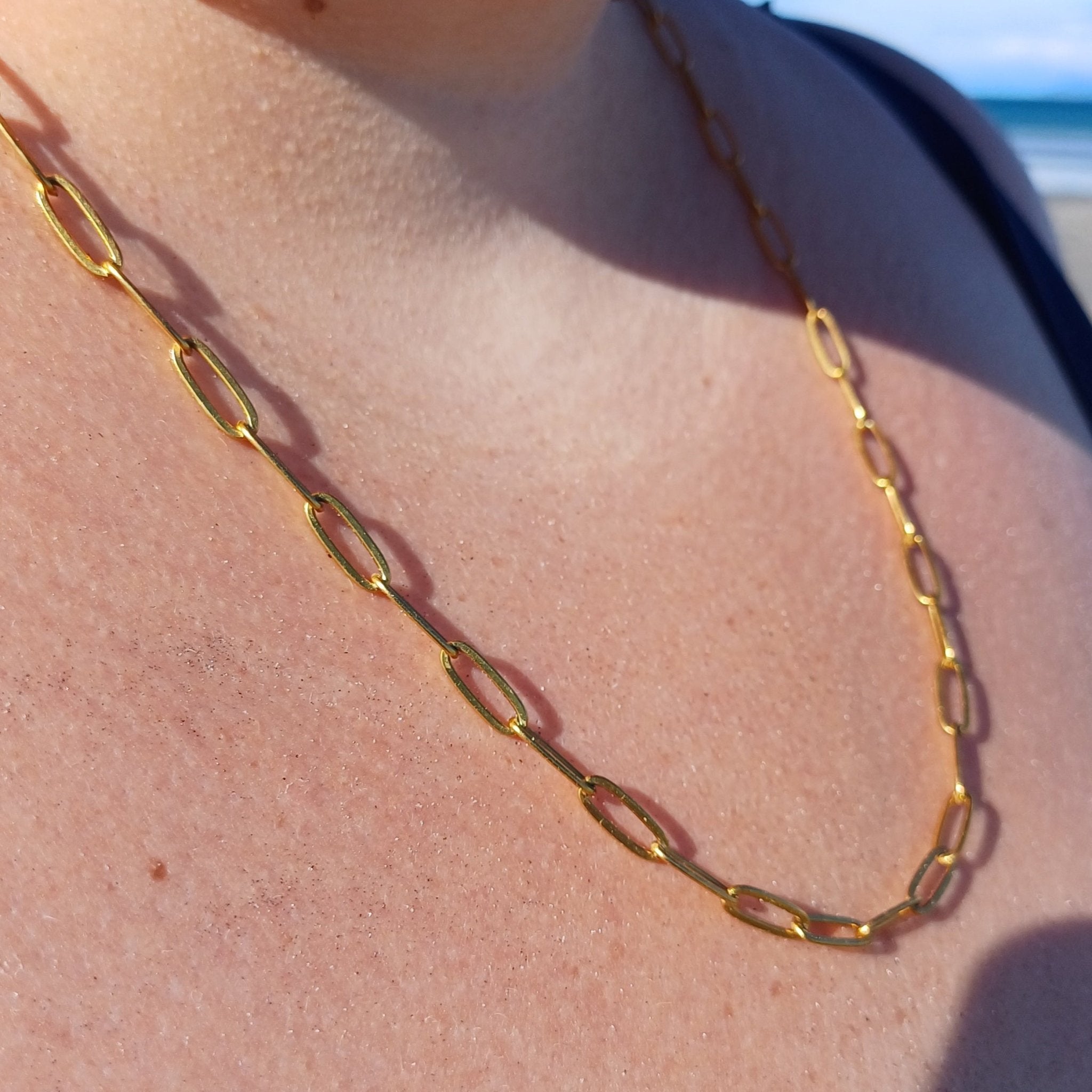 Linked up paperclip necklace - Divine Me Essentials - Necklace